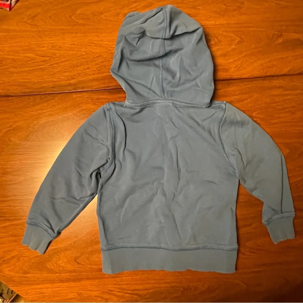 Hanna Andersson Grey/light Blue Hoodie wonder woman Collab kids size 4/100cm